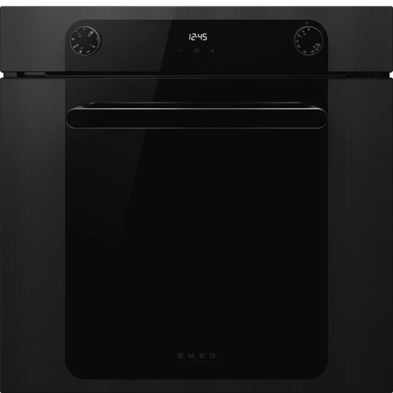 Многофункциональный духовой шкаф SMEG SF6200TB чёрное стекло