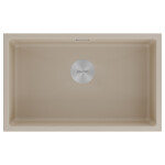 Мойка LUMI 74UNI-SKEW, IT-GRANIT, LU74SK-LA, латте, 740х440, Paulmark