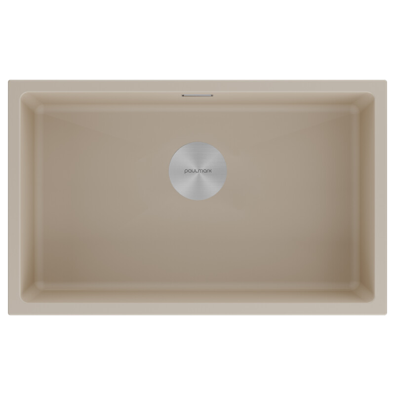 Мойка LUMI 74UNI, IT-GRANIT, LU74-LA, латте, 740х460, Paulmark