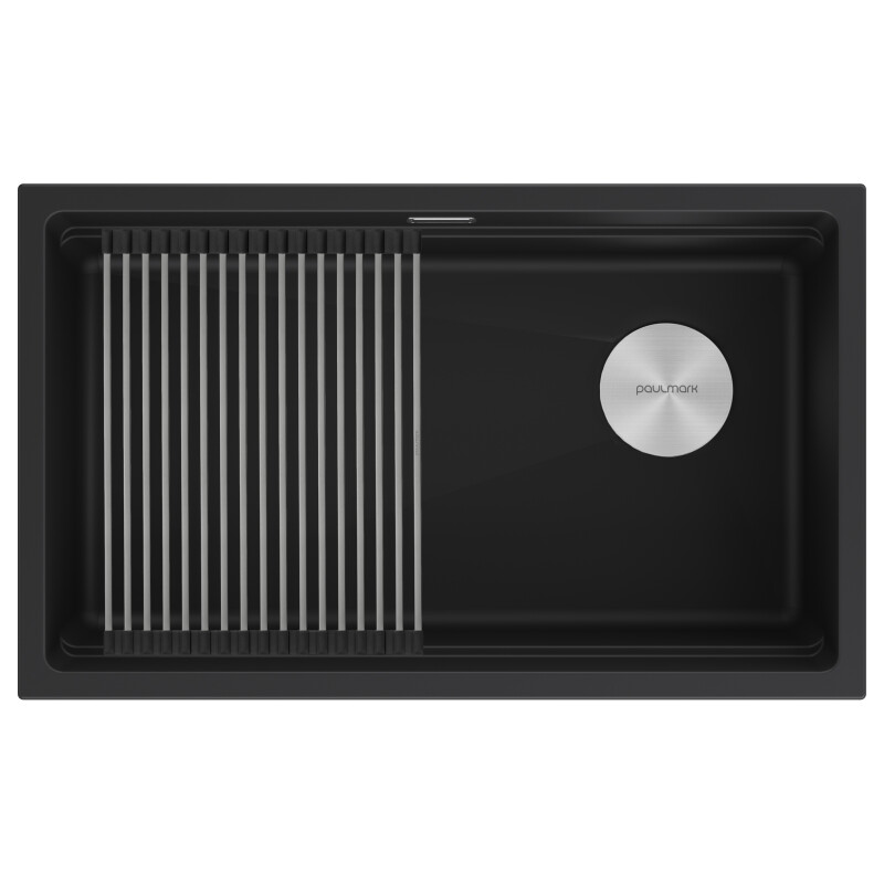 Мойка LUMI-PRO 74 UNI, IT-GRANIT, LU-PRO 74-AN, антрацит, 740х450, Paulmark