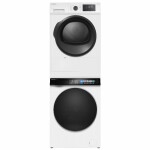 Колонна из стиральной и сушильной машин белая MEFERI MS10WH83 COMFORT