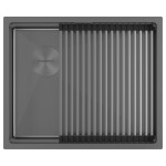 Мойка нерж. сталь NEXT-MULTI SINK 54-L UNI, PM785445-L-GM, вороненая сталь, 540х450мм, Paulmark