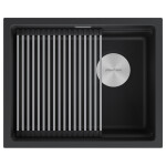 Мойка LUMI-PRO 55 UNI, IT-GRANIT, LU-PRO 55-AN, антрацит, 550х450, Paulmark