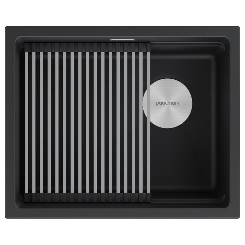 Мойка LUMI-PRO 55 UNI, IT-GRANIT, LU-PRO 55-AN, антрацит, 550х450, Paulmark