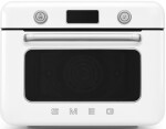 Мини печь с паром и функцией "Аэрогриль" SMEG COF01PGEU, 10 функций, цвет пастельный зеленый