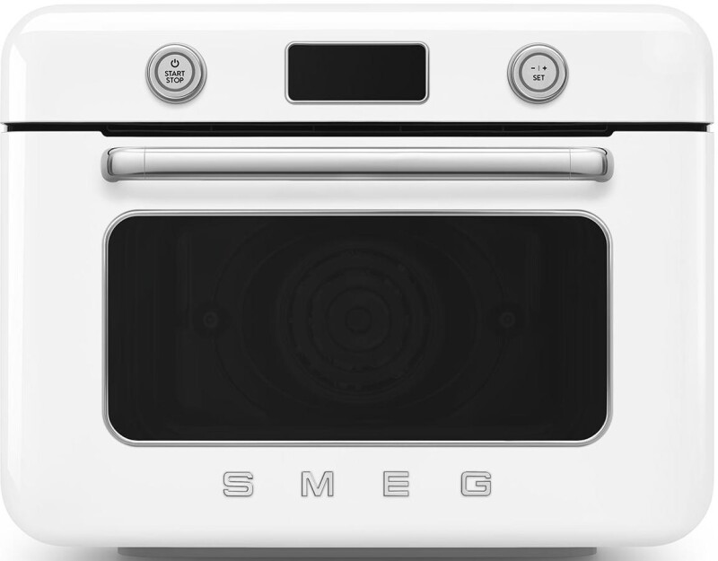 Мини печь с паром и функцией "Аэрогриль" SMEG COF01WHEU , 10 функций, цвет белый