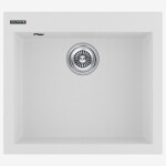 Мойка DEFINI 60, ULTRAGRANIT, PM836051-WH, WHITE, 600х510 мм, Paulmark