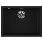 Мойка GRATO 60, ULTRAGRANIT, PM866044-BLM, BLACK, 600х440 мм, Paulmark