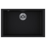 Мойка GRATO 69, ULTRAGRANIT, PM866944-BLM, BLACK, 690х443 мм, Paulmark
