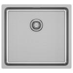 Мойка нерж. сталь VISTA 48, PM304844-BS, брашированная нерж.сталь, 480х440мм, Paulmark