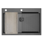 Мойка STEPIA-MULTI SINK 50, IT-GRANIT, PM185051-AN, антрацит, 500х510, Paulmark