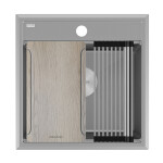 Мойка STEPIA-MULTI SINK 50, IT-GRANIT, PM185051-GRM, серый металлик, 500х510, Paulmark