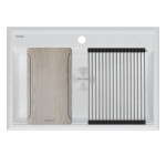 Мойка STEPIA-MULTI SINK 80, IT-GRANIT, PM187551-GRM, серый металлик, 750х510, Paulmark