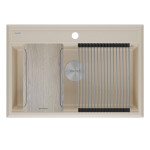 Мойка STEPIA-MULTI SINK 80, IT-GRANIT, PM187551-LA, латте, 750х510, Paulmark