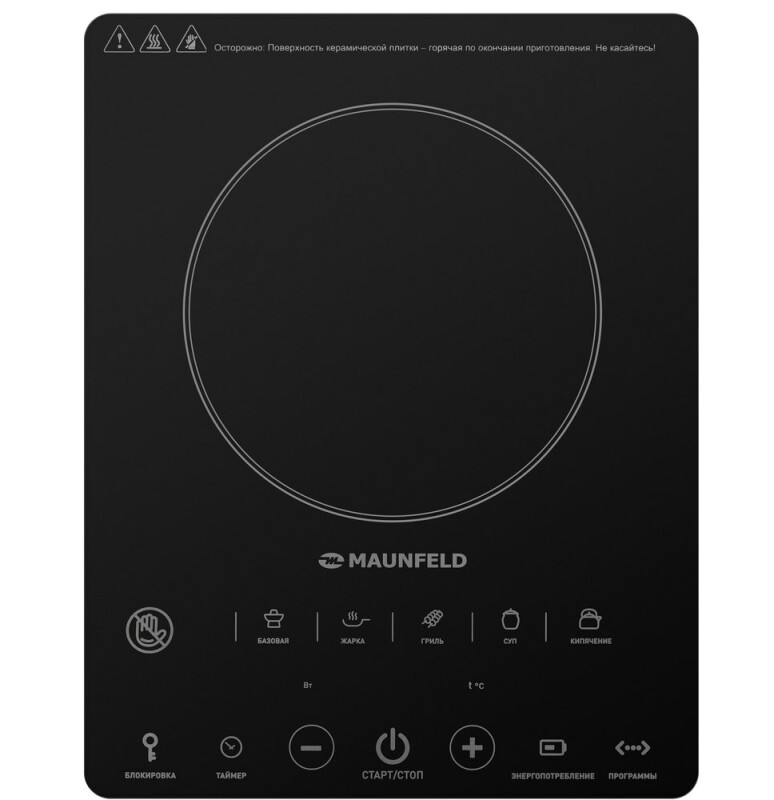 Электрическая стеклокерамическая плитка MAUNFELD EVCE.F291-BK