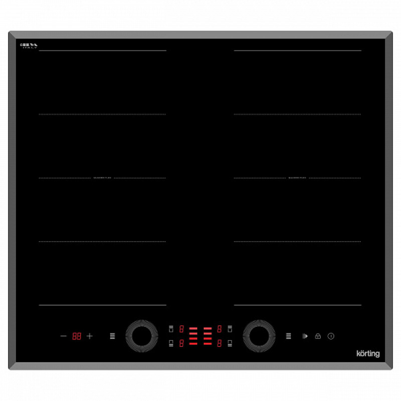 Индукционная варочная панель Korting HIB 68700 B Quadro