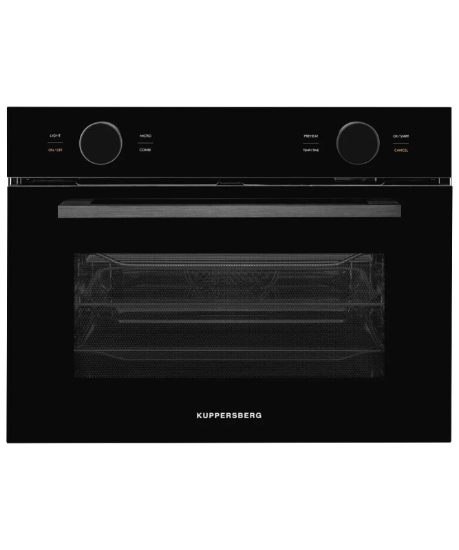 Электрический духовой шкаф с функцией СВЧ KUPPERSBERG KMW 612 Black