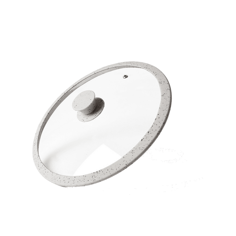 Крышка стеклянная MAUNFELD TRINITY MGL24SMLG с силиконовым ободком и ручкой, 24 см