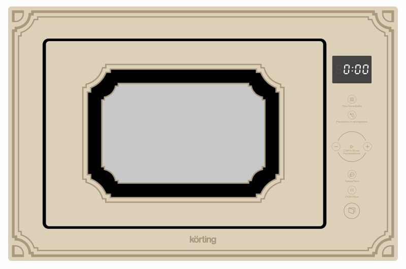 Встраиваемая микроволновая печь KORTING KMI 825 RGB
