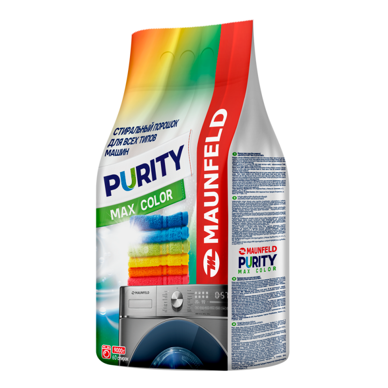 Стиральный порошок MAUNFELD Purity Max Color Automat 9000г MWP9000CA