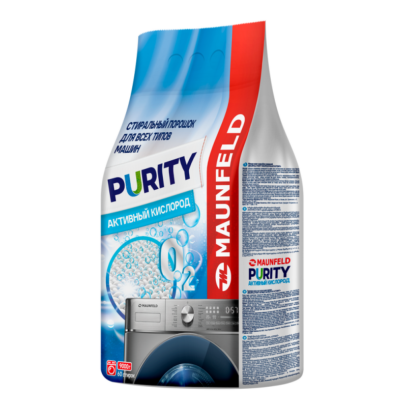 Стиральный порошок MAUNFELD Purity Активный кислород Automat 9000г MWP9000SO