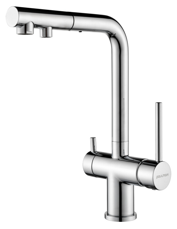 Смеситель PAULMARK SERPENTINE, хром, Se213222-CR
