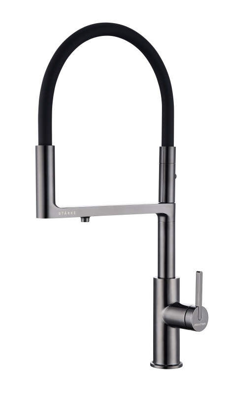 Смеситель PAULMARK TORNADO, глянцевый черный, To213402-GB