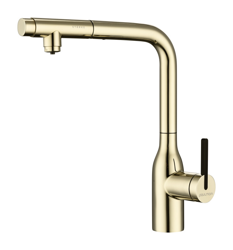 Смеситель PAULMARK VIPER, золото, Vi213105-G