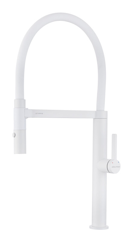 Смеситель PAULMARK LEADER, белый матовый, Le214101-WH