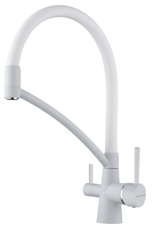 Смеситель PAULMARK SIEGEN, белый матовый 213111-WH