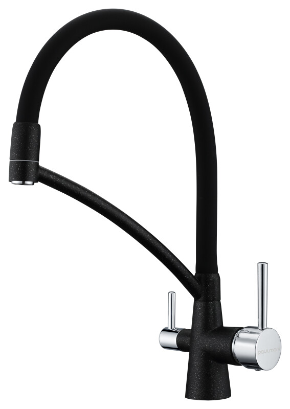 Смеситель PAULMARK SIEGEN, черный, Si213111-BLM