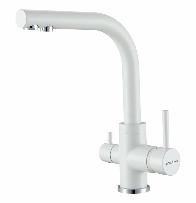 Смеситель PAULMARK ESSEN, белый матовый , Es213011-WH