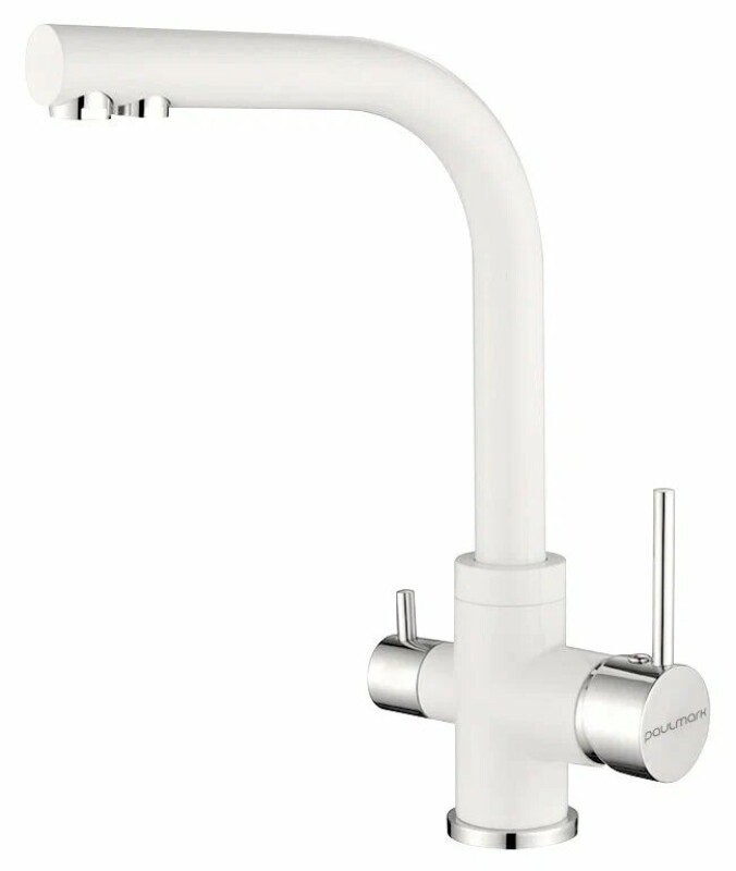 Смеситель PAULMARK ESSEN, белый матовый, Es213011-431