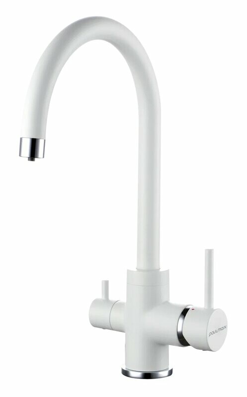 Смеситель PAULMARK ESSEN, белый матовый, Es213211-WH