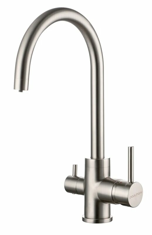 Смеситель PAULMARK ESSEN, брашированная сталь, Es213211-BS