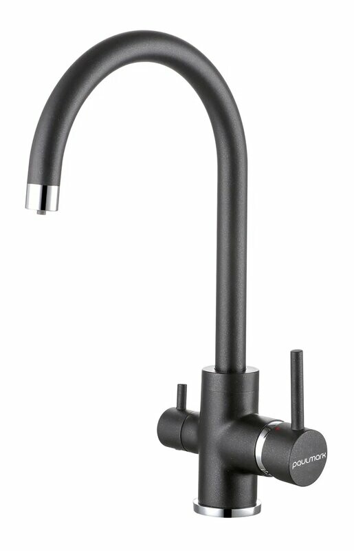 Смеситель PAULMARK ESSEN, черный , Es213211-BLM