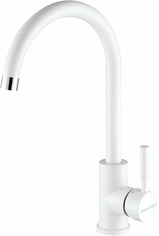 Смеситель PAULMARK HOLSTEIN, белый матовый, Ho212063-WH
