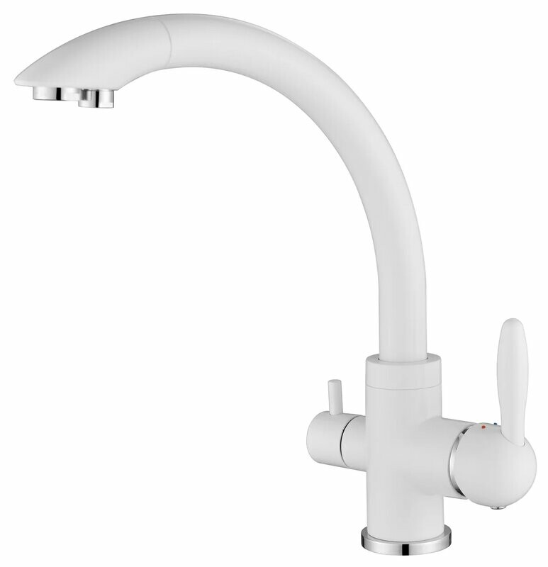 Смеситель PAULMARK ESSEN, белый матовый, Es213001-WH