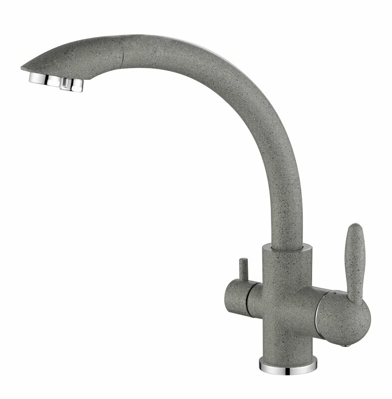 Смеситель PAULMARK ESSEN, серый, Es213001-310