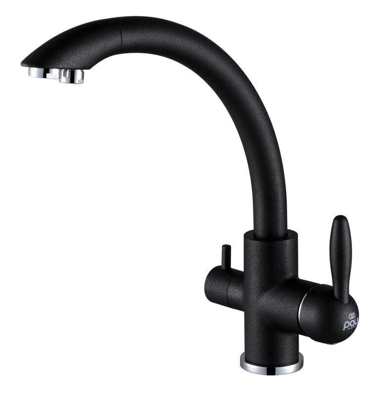 Смеситель PAULMARK ESSEN, черный , Es213001-BLM