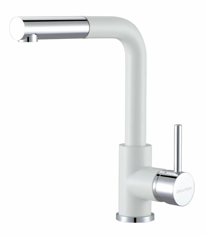 Смеситель PAULMARK KASSEL, белый матовый, Ka214311-431