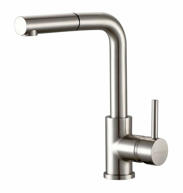 Смеситель PAULMARK KASSEL, брашированная сталь, Ka214311-BS