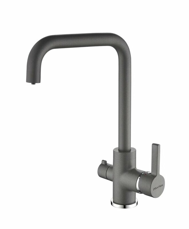 Смеситель PAULMARK LOGAS, Серый металлик, Lo213021-GRM