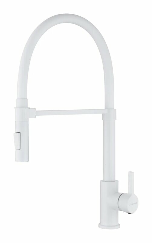 Смеситель PAULMARK HALT, белый матовый, Ha214021-WH