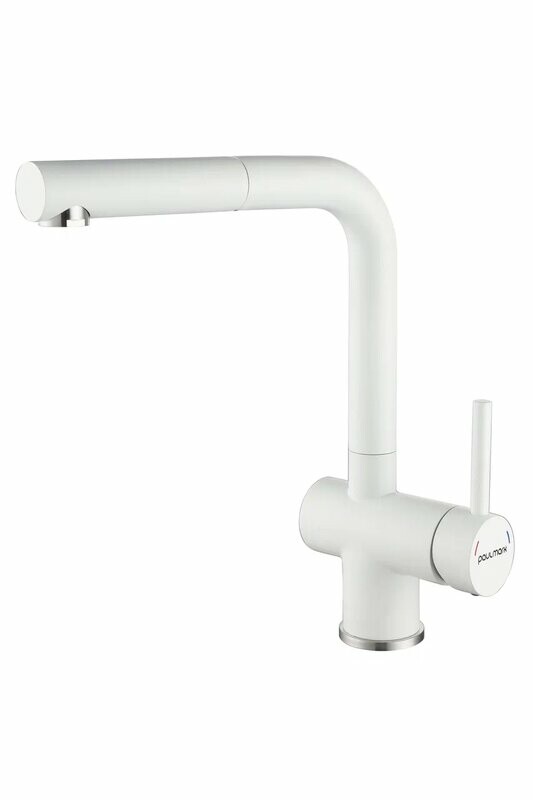 Смеситель PAULMARK DOSSE, белый матовый, Do214418-WH