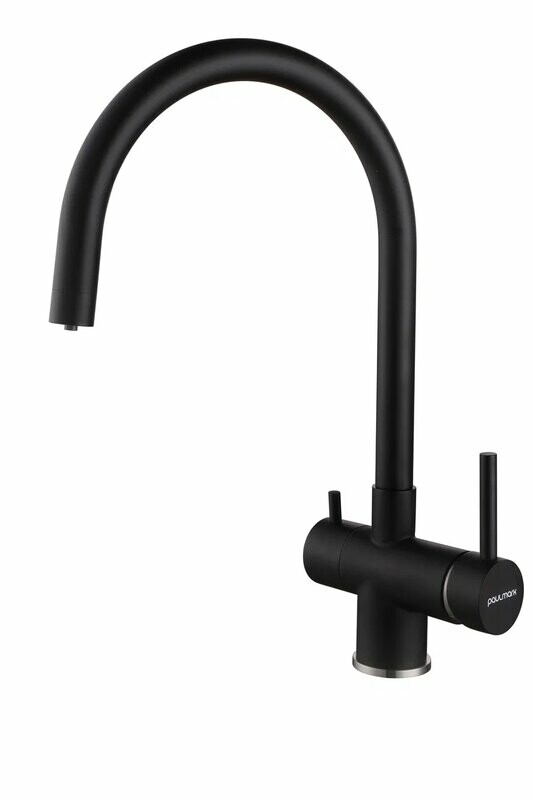 Смеситель PAULMARK HELLER, антрацит, He213218-AN