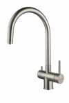 Смеситель PAULMARK HELLER, брашированная сталь, He213218-BS