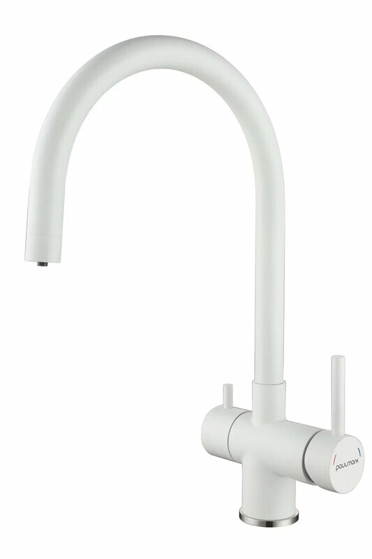 Смеситель PAULMARK HELLER, матовый белый, He213218-WH