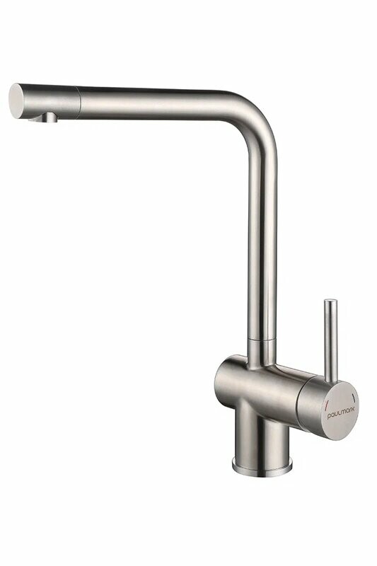 Смеситель PAULMARK SPRING, брашированная сталь, Sp212067-BS