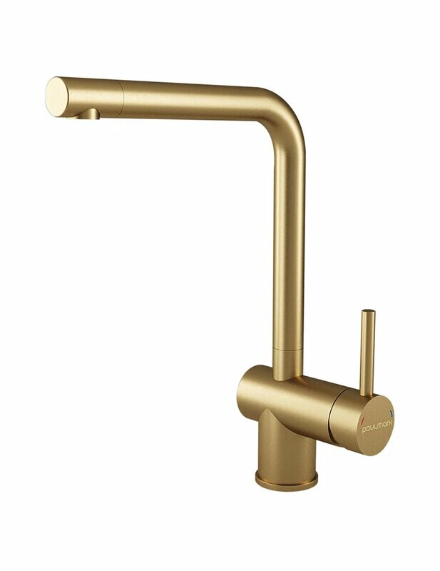 Смеситель PAULMARK SPRING, брашированное золото, Sp212067-BG